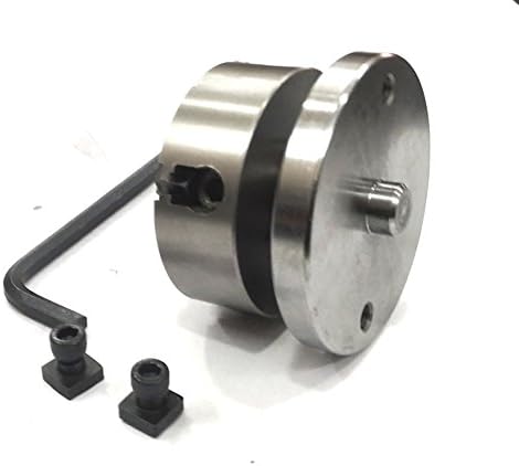 Assorts 3" Inches/ 80 Mm Rotary Table With 70 Mm-4 Jaws Independent Chuck+ Back Plate +fixing T Nuts Bolts + Suitable Tailstock & M6 Clamp Kit
