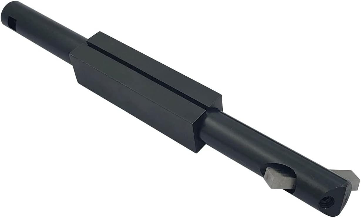 Boring Bar with Holder with HSS Tool Bit Included for Lathe Machine (Bar 7/8", Holder 1-1/4" Sq., Tool Bit 3/8" Sq.)