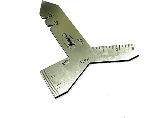 Stainless Steel Universal Grinding Gauge 55, 60, 90, & 120 Degrees Angle Tool