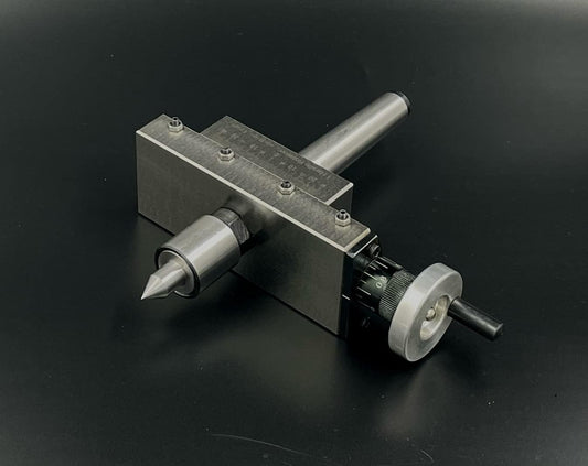 Assorts' Taper Turning Attachment with Live Revolving Center For Turning Tapers on Lathe Machine II Supplied in Plastic Suitcase II Check Working Video in Description (Morse Taper MT1)