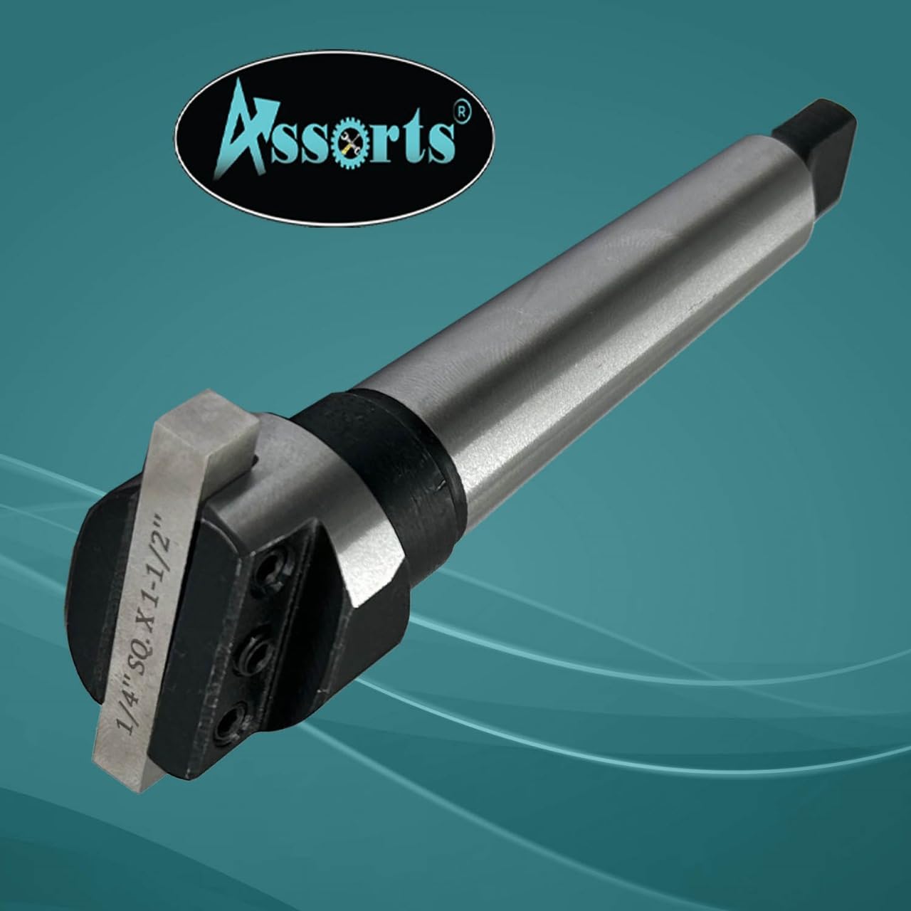 MT-2 Mini Fly Cutter Head Diameter 27 mm (Teng Style) with HSS Tool Steel (1/4" x 1/4" x 1-1/2") – Watchmaking Arbor 2 Morse Taper Teng Style