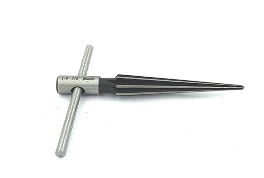 Hardened Alloy Steel Tapered Reamer to Align Holes & Remove Burrs (Set of Both)