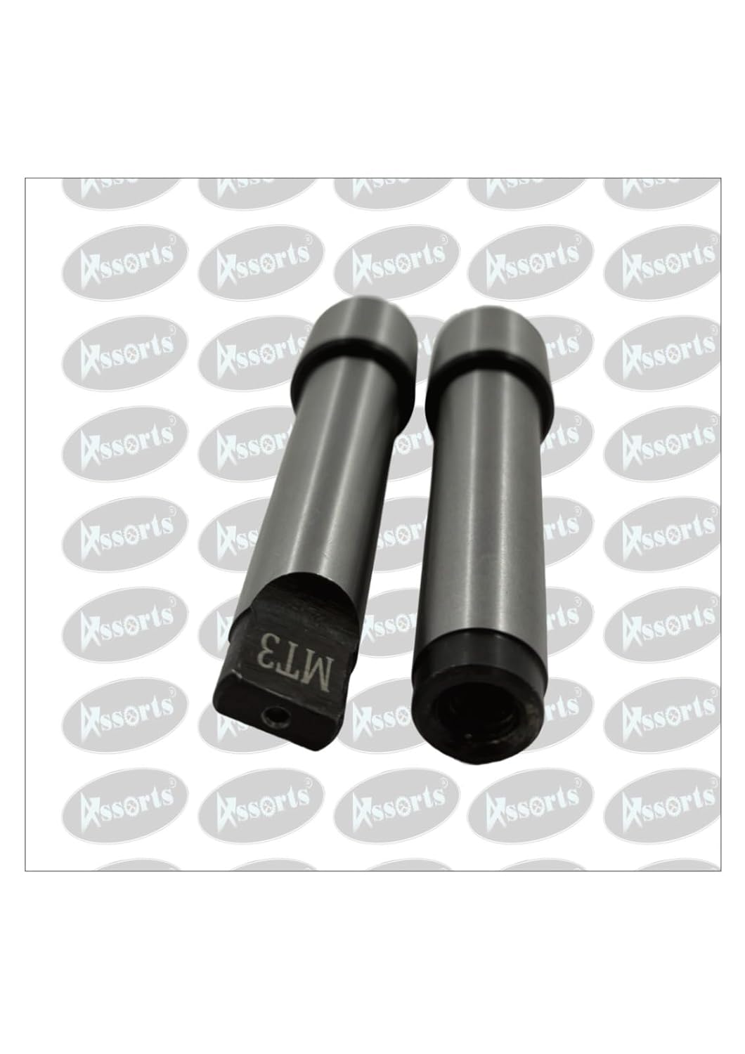 Assorts MT-3 Blank Arbor Teng and Drawbar with 12.175 Thread and 32x32mm Stub Size (Set of 2 Pieces)