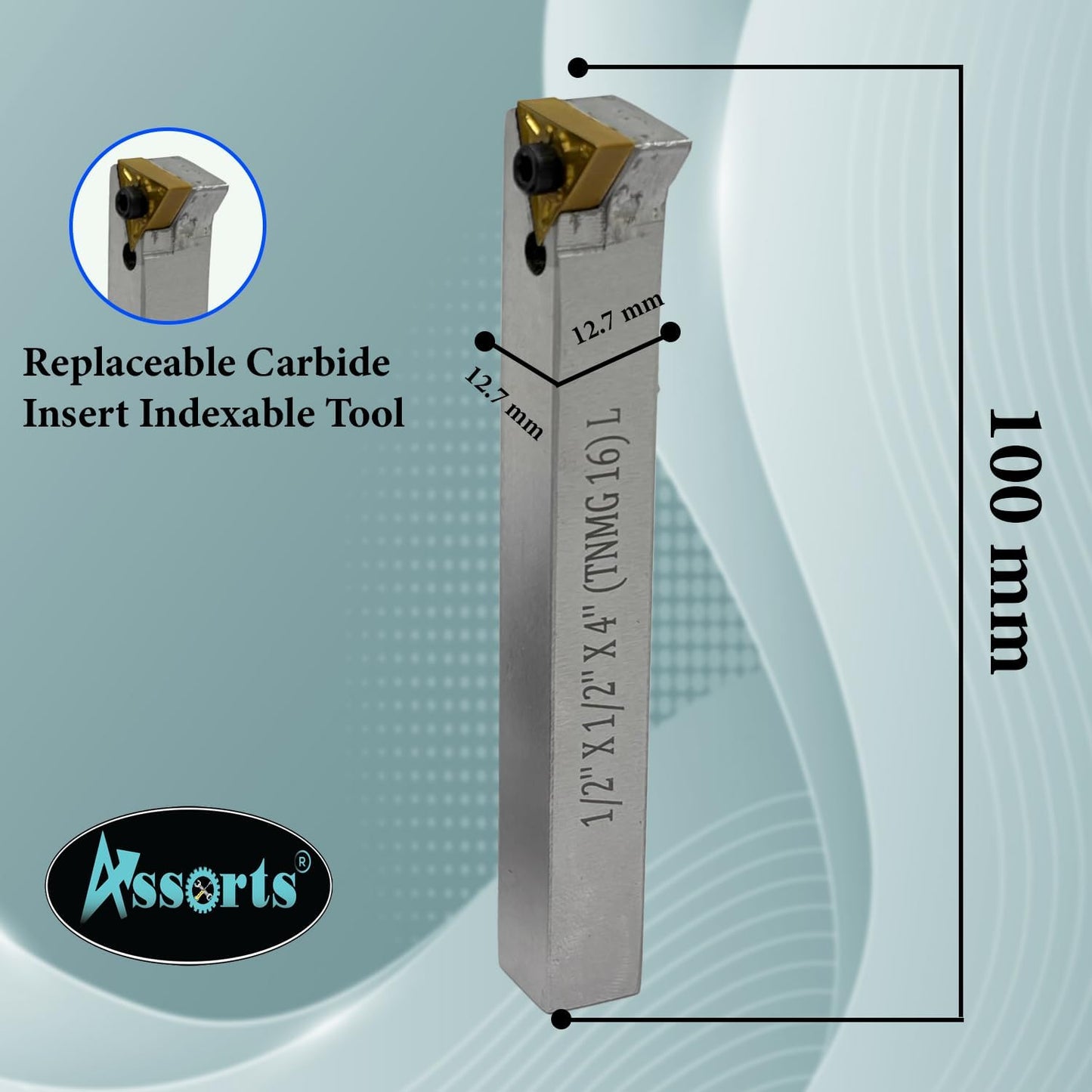 Assorts Large head size 4" Inch/ 100 mm diameter Fly cutter with Carbide Indexable tip facing tool (R8 Shank (7/16 UNF Drawbar))