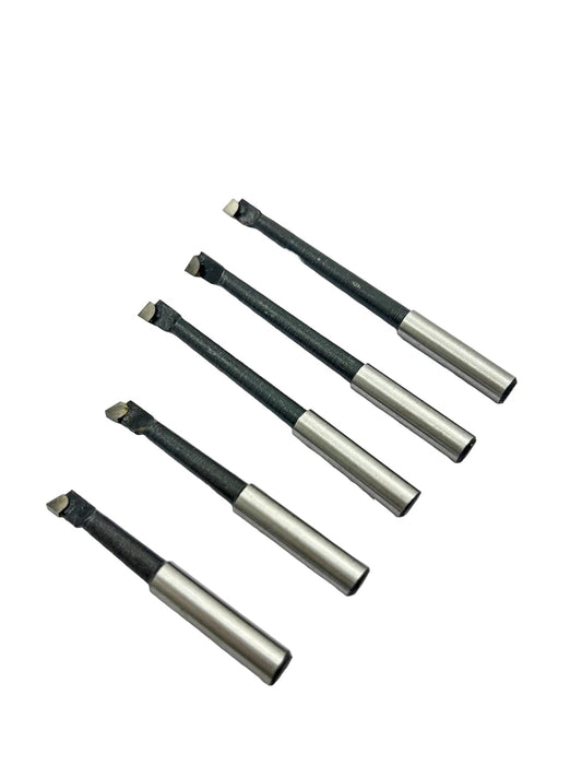 Assorts Set of 5 Carbide-Brazed Boring Bars for Boring Heads β Precision Cutting Tools