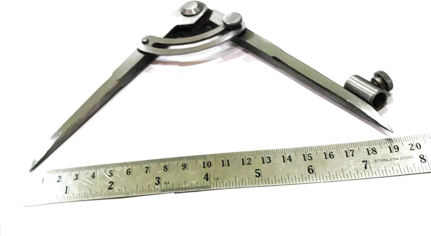 Woodworking Wing Compass with Pencil Holder For Drawing & Drafting (6"/ 150 MM)