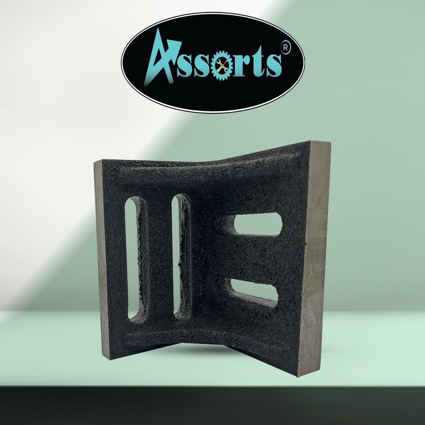 Assorts SLOTTED WEBBED ANGLE PLATE- STRESS RELIEVED GRAIN CASTE IRON ANGLE PLATE (BIG # 3" x 3-1/2" x 2-1/2"INCH/ 75 x 88 x 63 MM)