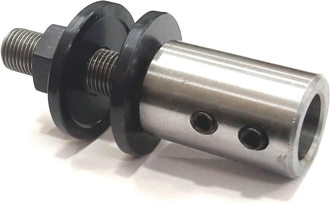 Lathe Spindle Adapter for mounting polishing buffing wheel -Woodworking lathes (5/8" PLAIN BORE INSIDE ADAPTOR)