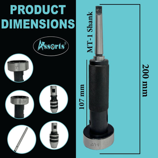 Threading & Tapping Attachment Tailstock Die Holder Set (MT-1)