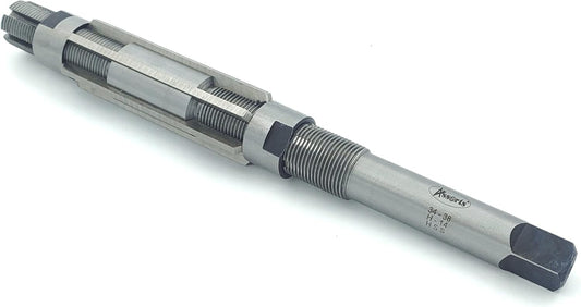 HSS M2 Grade Precision Expandable Reamers DIY Finishing Hand Tool (H14 (34.0-38.0 mm))