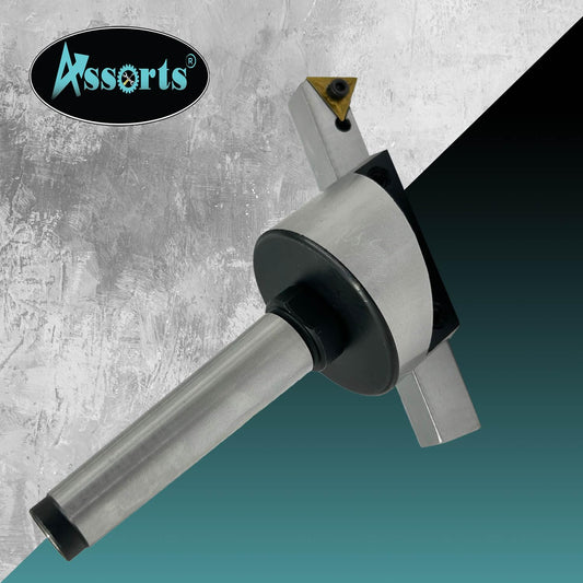 2" Inch (50 mm) Head Diameter Fly Cutter for milling & Lathe Machine with Replaceable Carbide Insert bit Indexable Tool