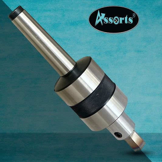 ASSORTS MT2 Live Revolving Center with HEX Rotary Broach Punches – Precision Lathe Accessory for Internal Hexagon Broaching