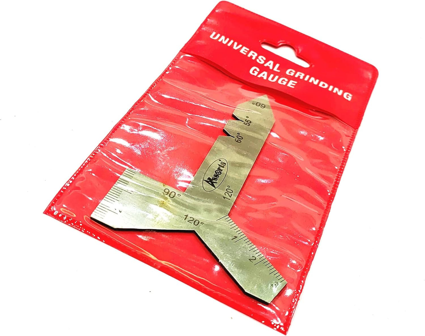 Stainless Steel Universal Grinding Gauge 55, 60, 90, & 120 Degrees Angle Tool