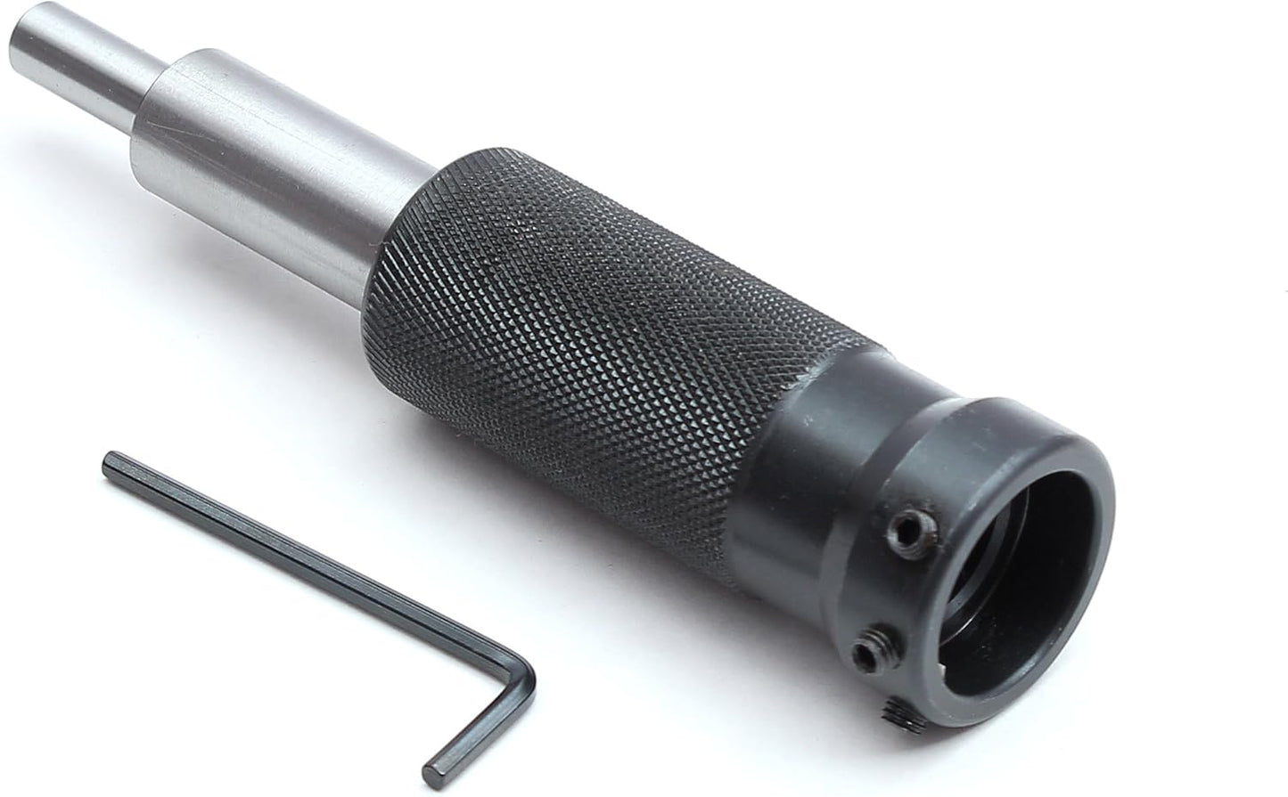 Lathe Tailstock Die Holder in Straight 3/8" Parallel Shank - Holds 1" OD Dies