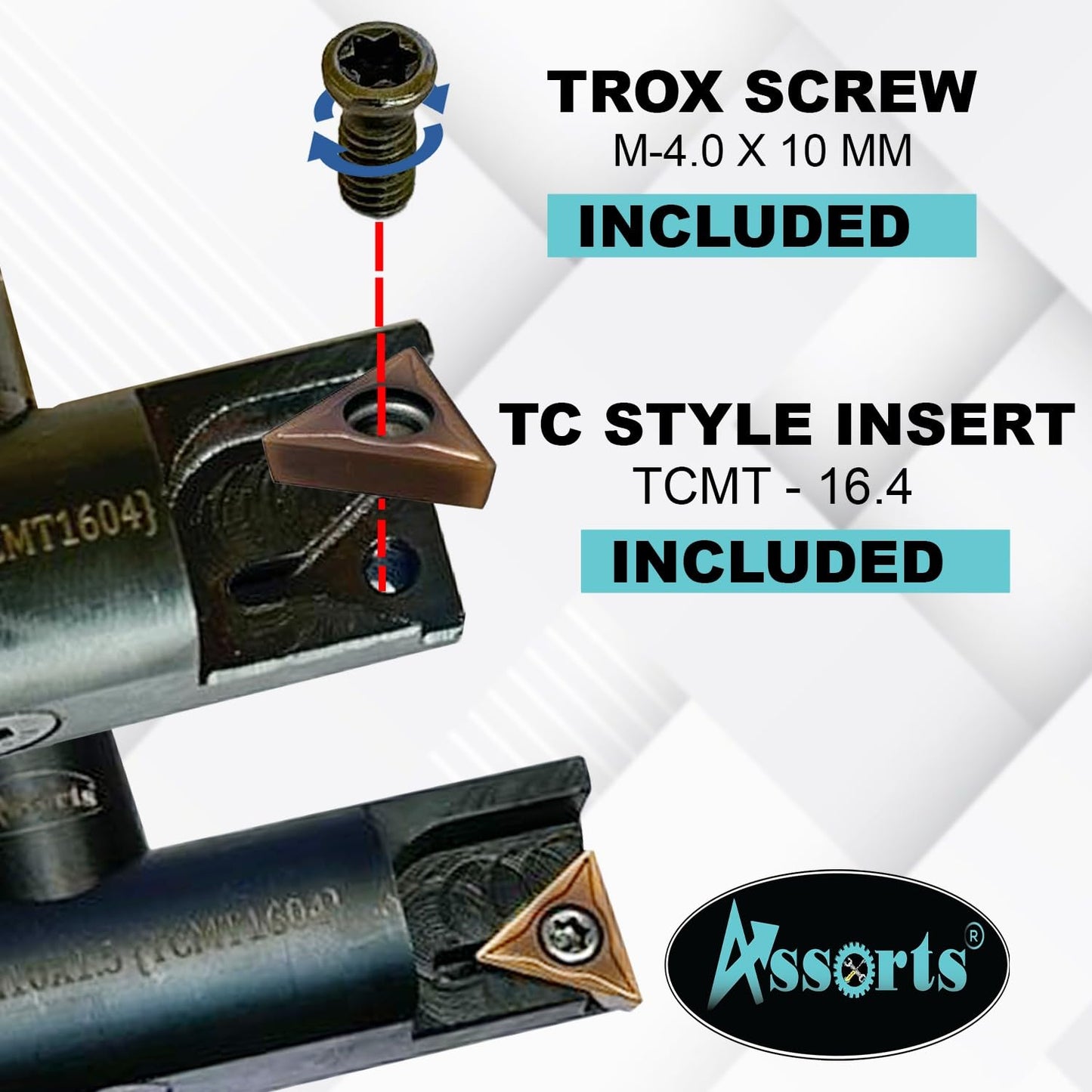 ASSORTS Indexable 4" Fly Cutter MT-2 Shank, TCMT1604 Inserts, M10x1.5 Drawbar Thread – High Precision Milling Cutter for CNC & Lathe Applications