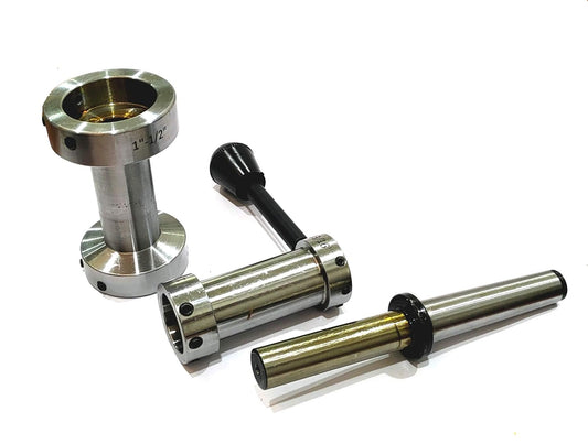 Precision Lathe Tailstock Imperial Rigid Die Holder for threading Lathe Machine- Engineering Tools (MORSE TAPER 3MT)