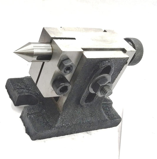 Assorts 3" Inches/ 80 Mm Tilting Rotary Table With 70 Mm 4 Jaw Independent Chuck, Suitable Back Plate & T Nuts Bolts, Tailstock & M6 Clamp Kit -engineering Tools