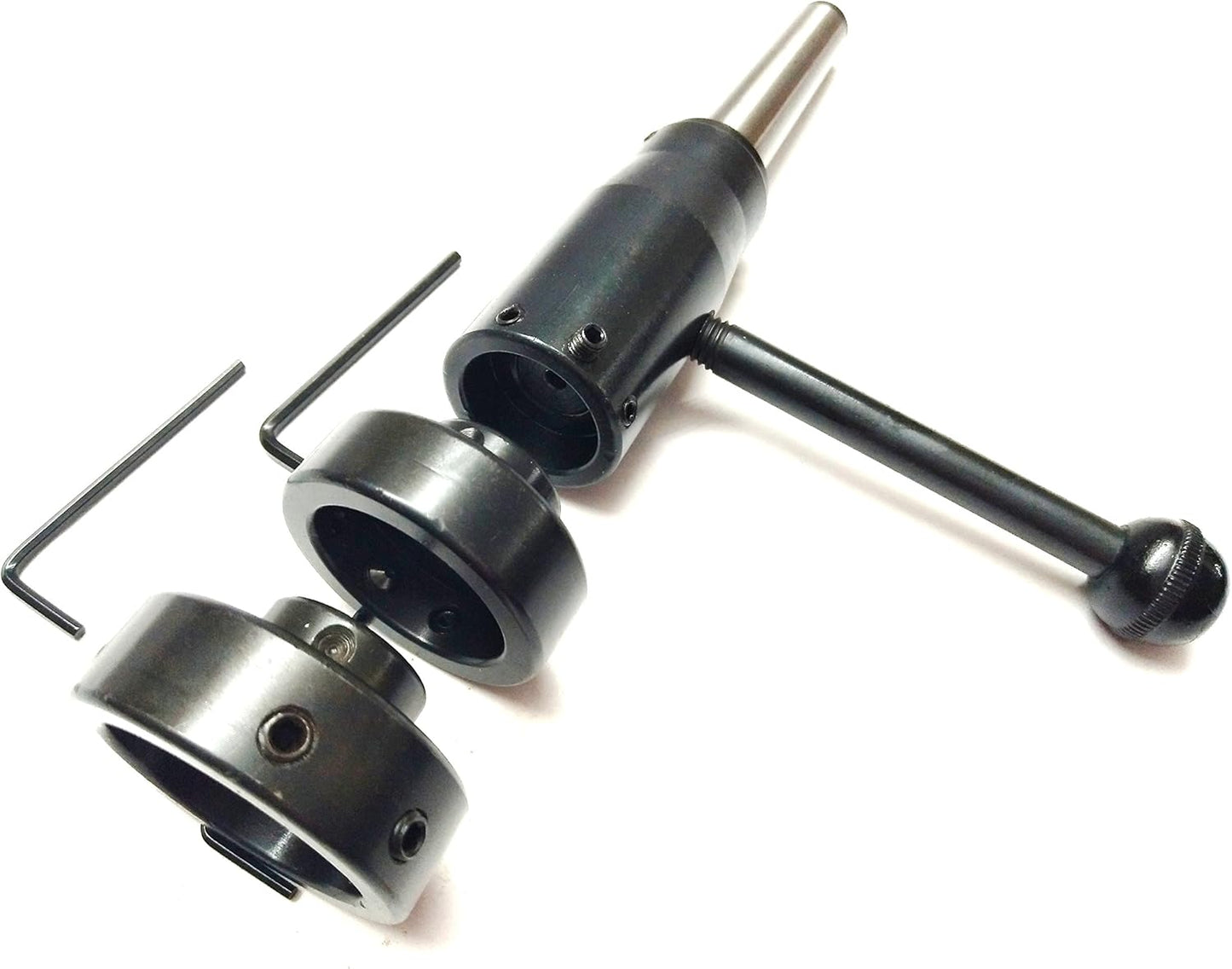 Lathe Tailstock Die Holder Attachment in 2MT Shank - Multiple Die Sizes 13/16", 1", 1-5/16", 1-1/2"