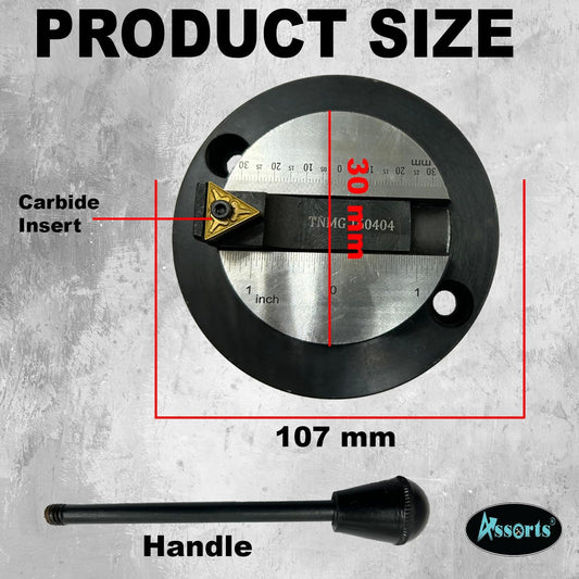 Assorts Lathe's Ball Turning Attachment with Size Scale (Round Base-Single Bit-For Myford & Similar Size)