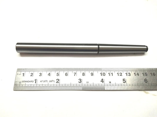 PRECISION STEEL LATHE ALIGNMENT TEST BAR MANDREL-HELPS LINING-UP HEADSTOCK & TAILSTOCK TO ELIMINATE ANY TAPER TURNING ON LONG LENGTH WORK-PIECE (MT1-REGULAR (OAL-160 MM))