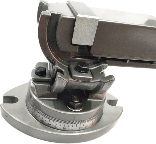 Precision Milling Machine Vise 2"(50 mm)-3 Way (Swivel,Tilt,Angle Vice)