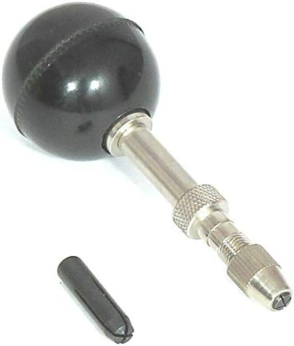 Jewelry Wood Working Tool Round Plastic Ball Handle Swivel Head Pin Vise 0-2.5 Engineering Machine Tools