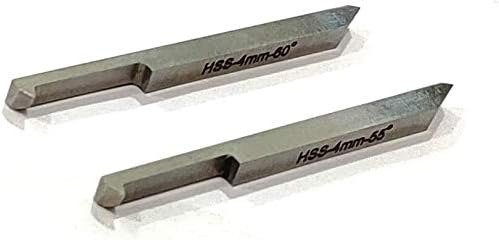 Double End Internal External Threading HSS Tool Set for Lathe Machine (4 X 4 MM SHANK)