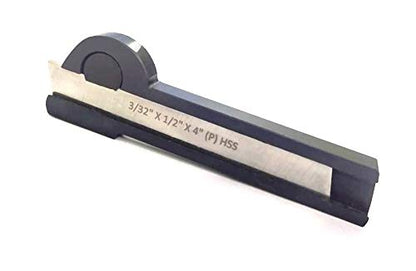 Assorts Lathe Cut off Parting Tool Holder 3/4" Width & HSS Blade 3/32" x 1/2"x 3-1/2"