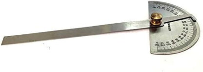 Stainless Steel Protractor 0-180 degrees (Set of Both)