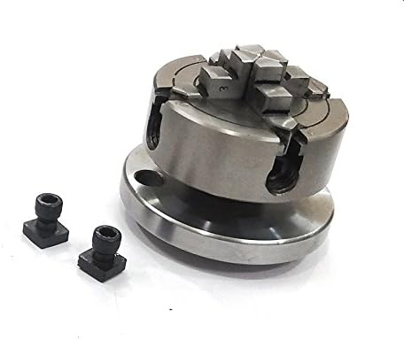Assorts Precision Horizontal Vertical Milling Indexing 4"/ 100 Rotary Table With Suitable Tailstock & Small Chuck & Fixing T Nut Bolts (With 70 Mm 4 Jaws Independent Chuck)