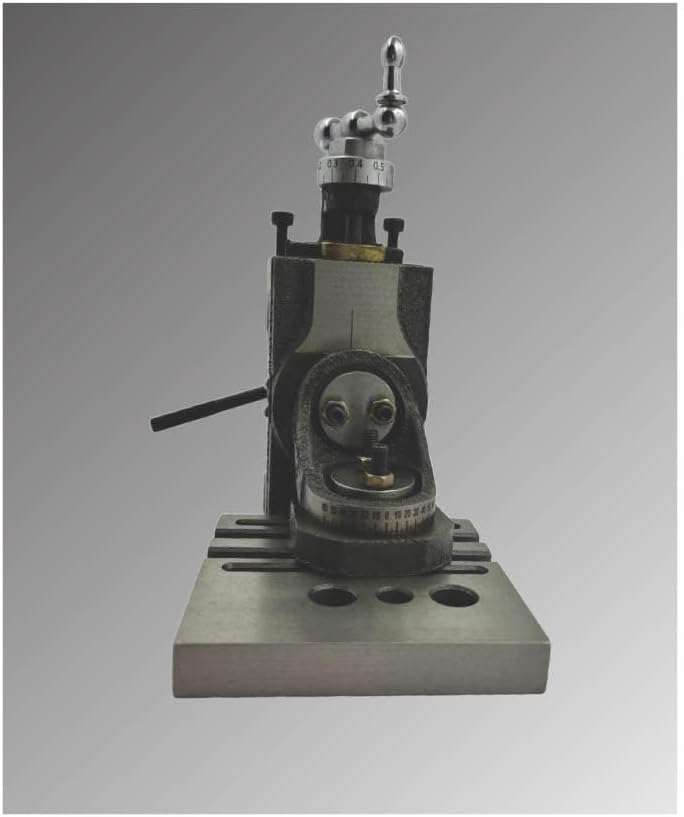 Assorts Mini Vertical Slide 90x50mm (2-Slot) – Fixed & Swivel, 3-Jaw/4-Jaw, Base Plate & Z-Angle Plate for Mini Lathe(with Clamp)