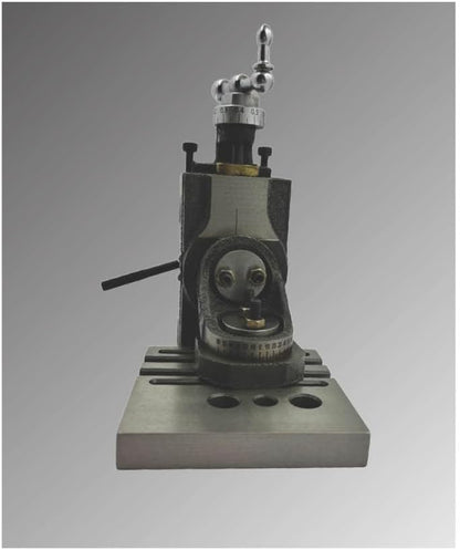 Assorts Mini Vertical Slide 90x50mm (2-Slot) – Fixed & Swivel, 3-Jaw/4-Jaw, Base Plate & Z-Angle Plate for Mini Lathe (Swivel Slide (2-Slot) + 4-Jaw Chuck + Base Plate)