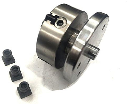 70 mm- 4 Jaws Independent Chuck with Back Plate & T-nuts for Milling