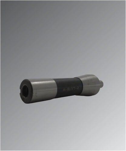ASSORTS Tool Steel Drill Chuck Arbor - R8 Shank Drawbar Style with JT2 Mounting Taper for Drill, Mill, Lathe Tools
