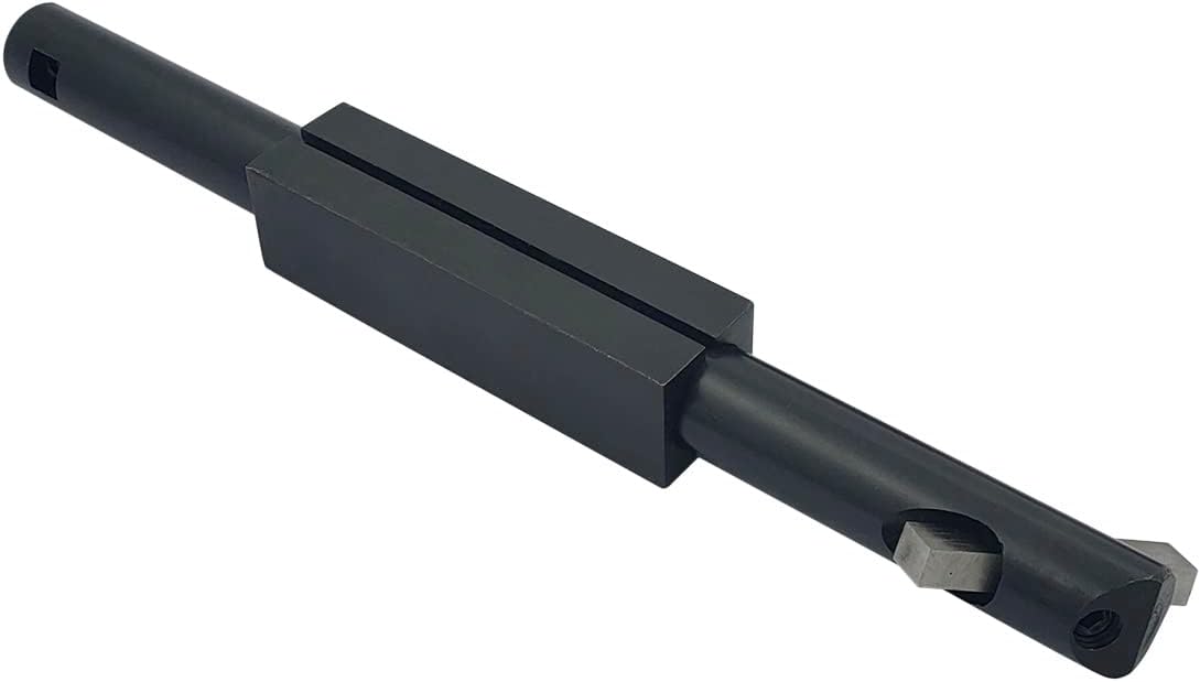 Boring Bar with Holder with HSS Tool Bit Included for Lathe Machine (Bar 7/8", Holder 1-1/4" Sq., Tool Bit 3/8" Sq.)