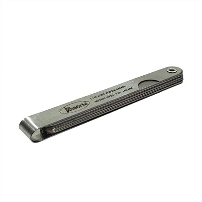 Stainless Steel Thickness Metric Feeler Gauge (13 Blades (0.05 to 1.0 MM))