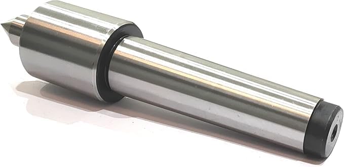 Small slim body precision revolving live center for conventional lathe machines under 10 micron run-out & 1500-1800 RPM