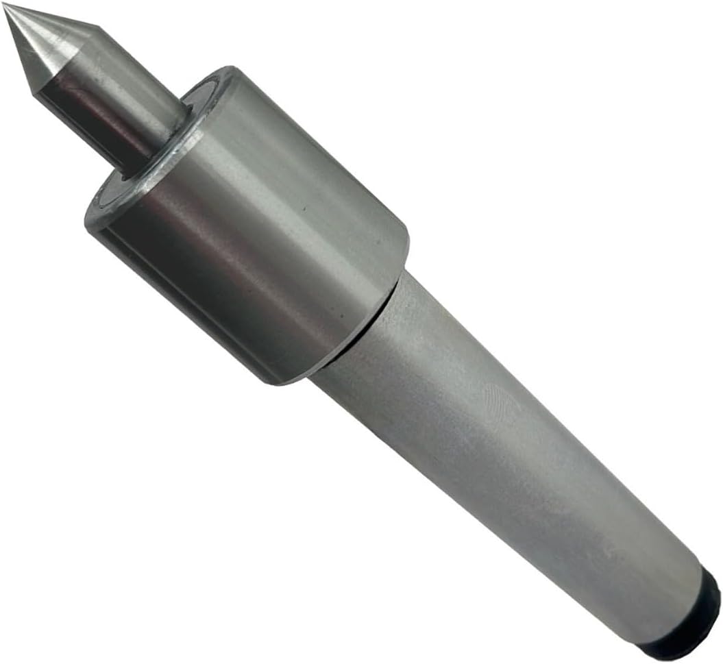 Slim-Body Precision Revolving Live Center for Conventional Lathes - MT3, <10 Micron Run-Out, 1500-1800 RPM