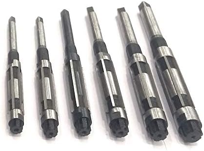 QUALITY ADJUSTABLE HAND REAMERS-CARBON STEEL BLADES (SET OF 6 PCS- H4 TO H9)