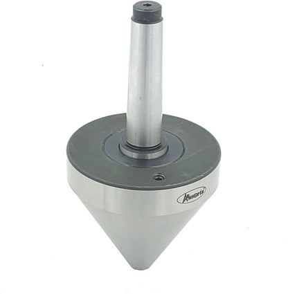 Bull Nose Pipe Live Revolving Center For Conventional Lathe II Under 5 Micron Run-out II Double Bearing II Fully Hardened & Ground II Capacity 0.5" to 3" Inch (12.5 to 75 mm) II (Morse Taper MT3)