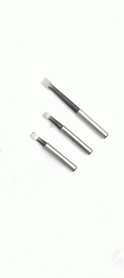 Assorts Set of 3 HSS Boring Bars with 6mm Shank Diameter for 30mm Boring Heads