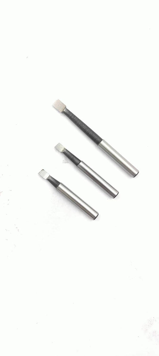 Assorts Set of 3 HSS Boring Bars with 6mm Shank Diameter for 30mm Boring Heads