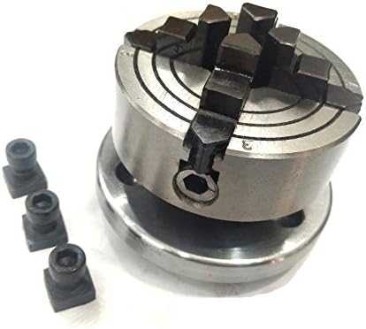 70 mm- 4 Jaws Independent Chuck with Back Plate & T-nuts for Milling