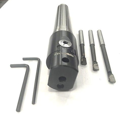 Precision 30 mm Micro Boring Head & MT3 (M12 x 1.75 Drawbar) & 3 boring bars