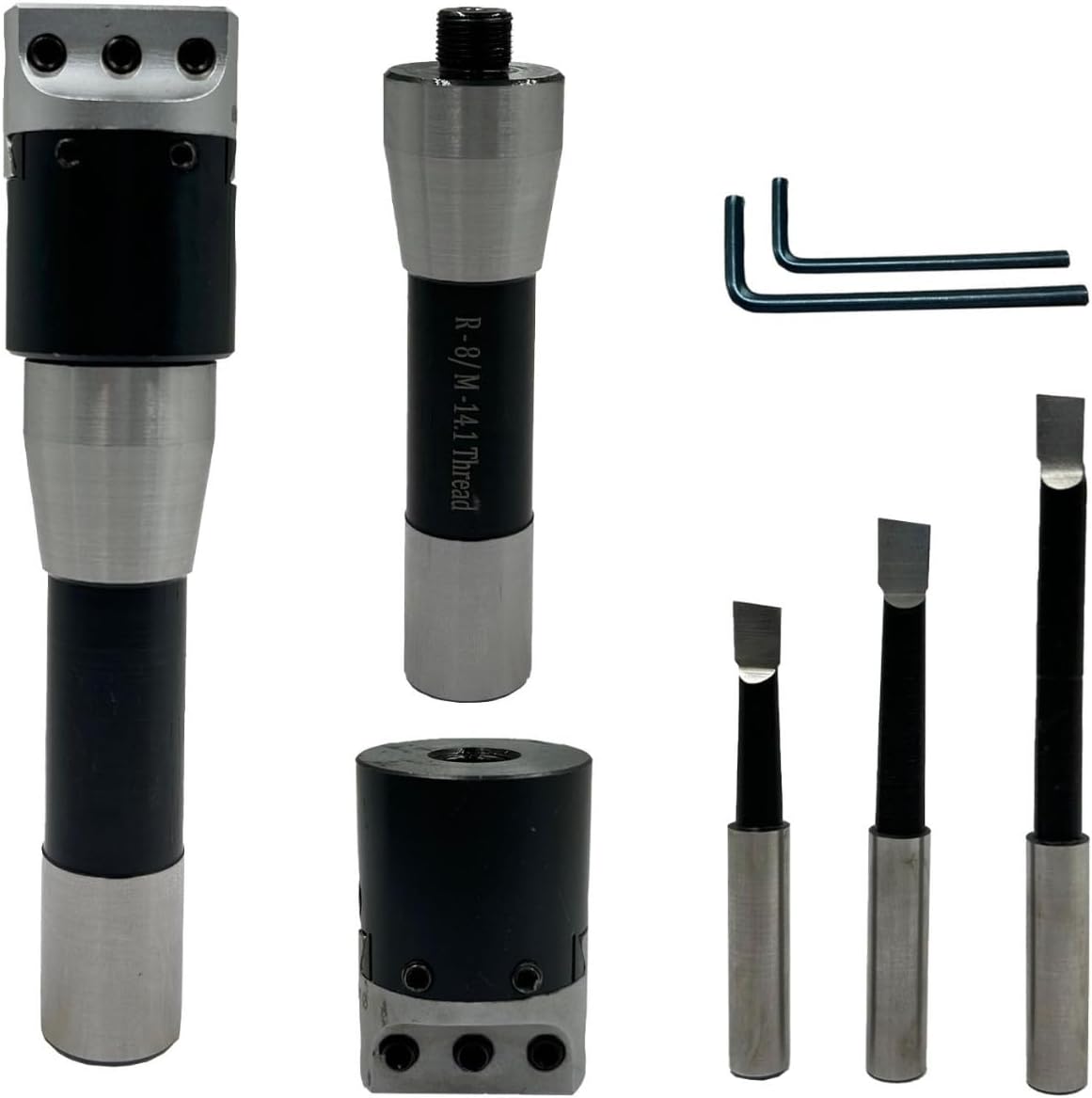 ASSORTS Quality Precision Boring Head Diameter 1.5" INCHES// 1 DIV: 0.001 Thou (R8 Shank (7/16" UNF Drawbar))
