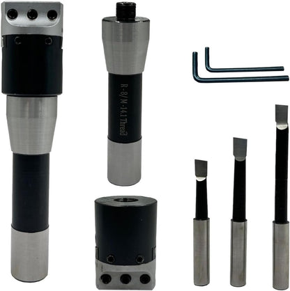 ASSORTS Quality Precision Boring Head Diameter 1.5" INCHES// 1 DIV: 0.001 Thou (R8 Shank (7/16" UNF Drawbar))