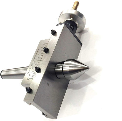 Assorts Taper Turning Attachment with Dead Center for Lathe Machine-Metric (Morse Taper 2MT)