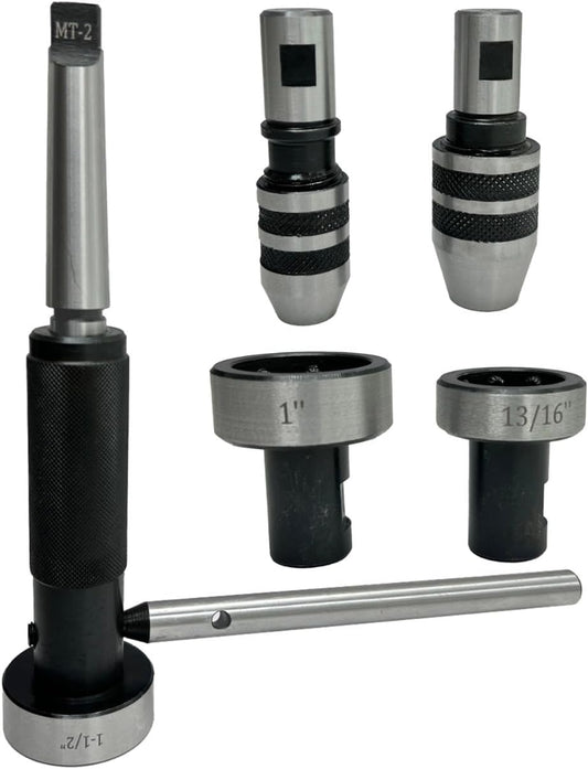 Threading & Tapping attachment-lathe tailstock die holder set (MT2)