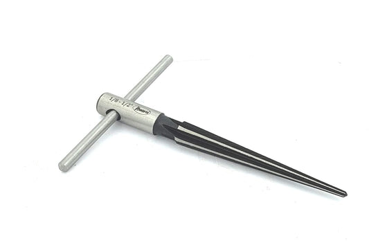 Hardened Alloy Steel Tapered Reamer to Align Holes & Remove Burrs (Set of Both)