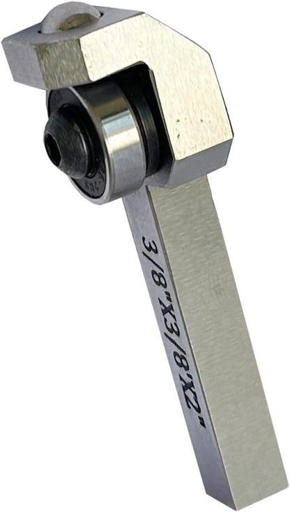 ASSORTS Entry Series Roller Burnishing Tool for Lathe 3/8" × 3/8" × 2" Light-Duty Surface Finishing Tool Compact Design Smooth Rolling Action For Small Workshops & Training Use